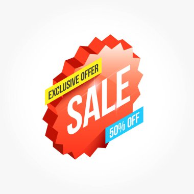 Özel Teklif Satış Duyurusu Etiketi 