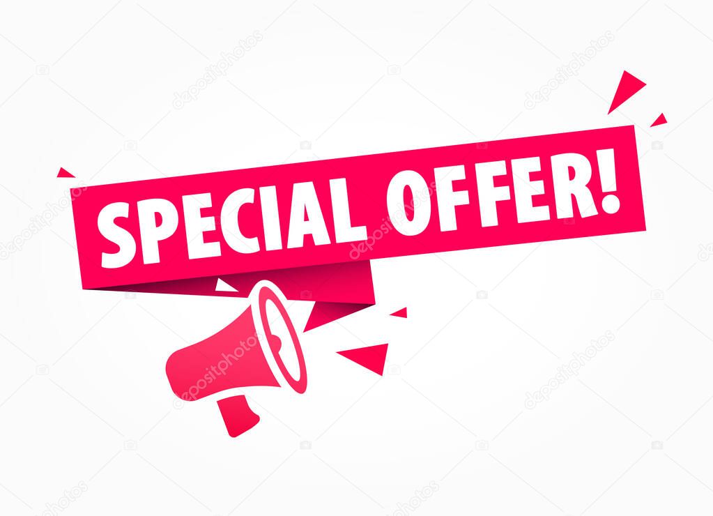  Special Offer Advertising Shopping Label
