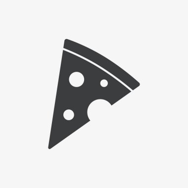  Pizza Dilimi Düz Vektör Simgesi