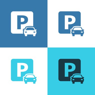 Otopark Vektörü Renk Simgesi Ayarları