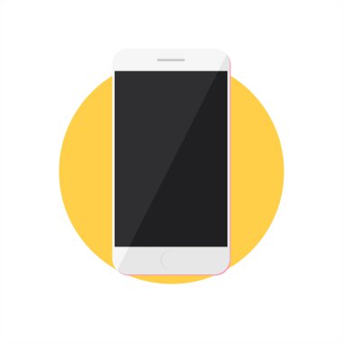  Telefon Düz Tasarım Simgesi