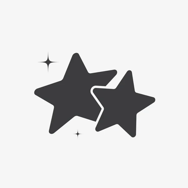 Stars Shine Flat Vector Icon — Stock Vector