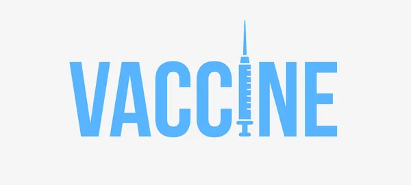 Vaccine Syringe Flat Color Design Icon — 스톡 벡터