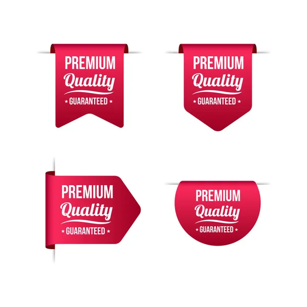 Premium Quality Shopping Vector Labels Set — Stock Vector
