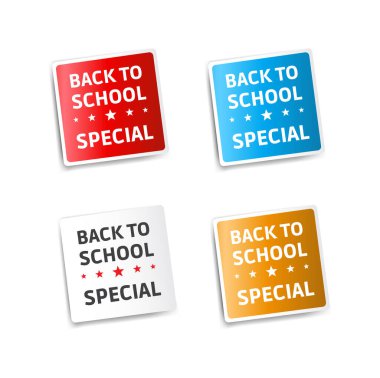 Okula Dönüş Özel Etiketleri