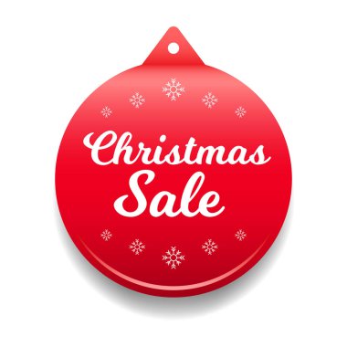 Noel Satış Vektörü Etiketi