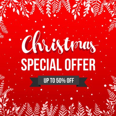 Christmas Special Offer 50% Off Label
