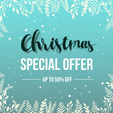 Christmas Special Offer 50% Off Label