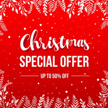 Christmas Special Offer 50% Off Label