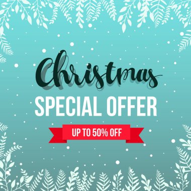 Christmas Special Offer 50% Off Label