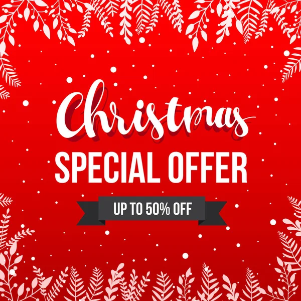 Christmas Special Offer 50% Off Label