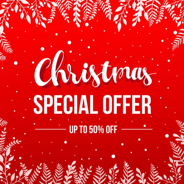 Christmas Special Offer 50% Off Label