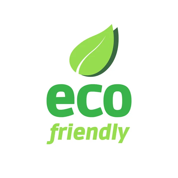 Eco Friendly Logo — Stock Vector