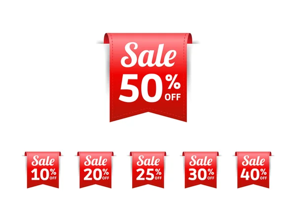 Sale Off Labels — Stock Vector