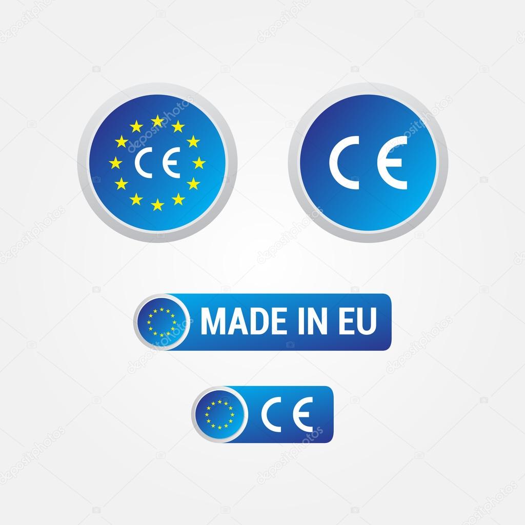 CE Mark European Union Icons