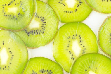 Şablon arka plan dilimlenmiş kivi