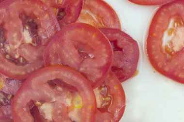 Desen arka plan domates dilim