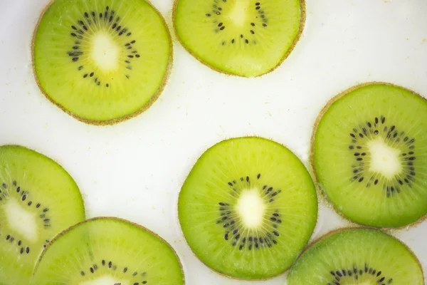 Şablon arka plan dilimlenmiş kivi