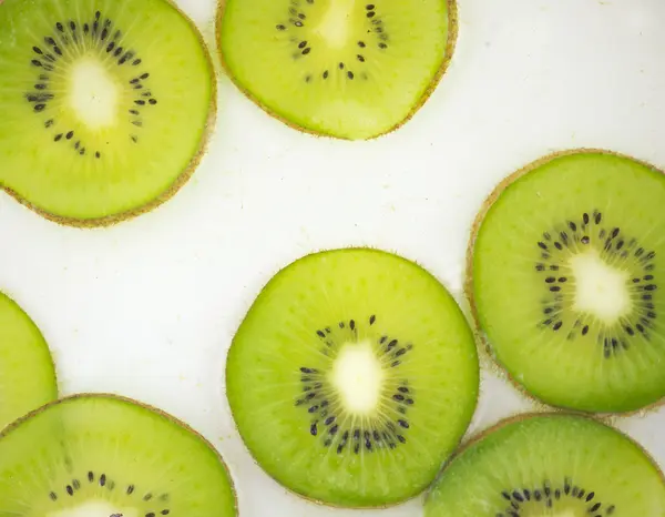 Şablon arka plan dilimlenmiş kivi