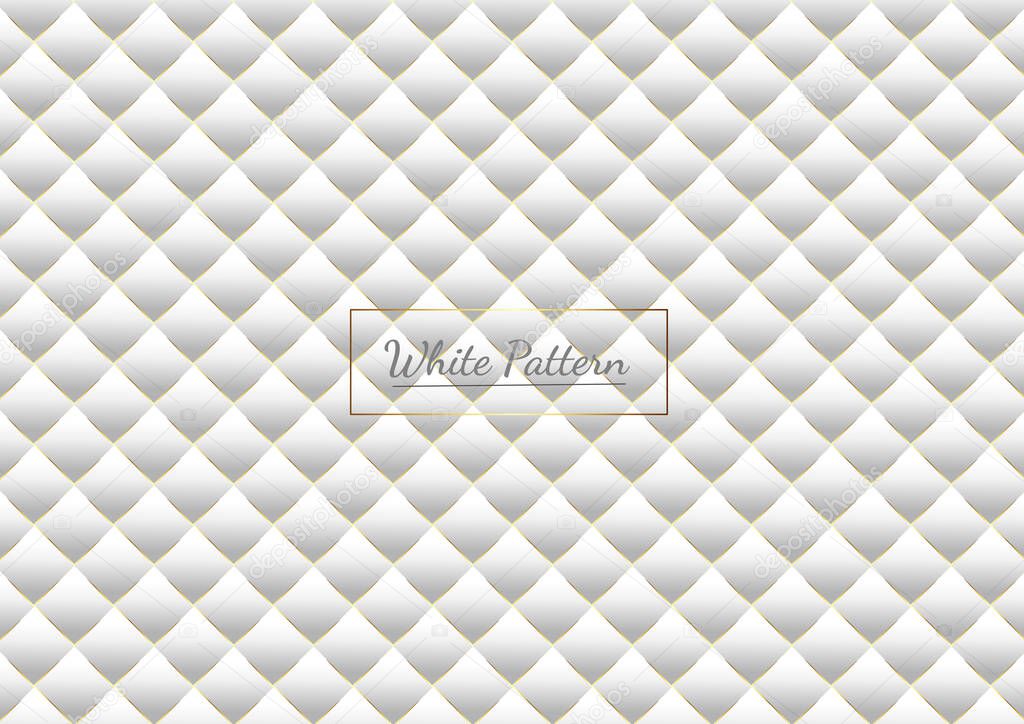 Abstract vector white and gray subtle lattice pattern background. Modern style for can be used in cover design  poster  website  flyer. Vector illustration