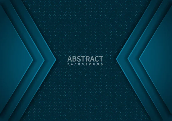 ドットパターン背景技術の概念上の抽象三角形の幾何学的重複層 ベクターイラスト — ストックベクタ
