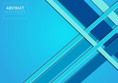 Soyut mavi köşegen geometrik zemin. Vektör illüstrasyonu