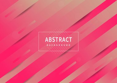 Soyut geometrik çizgili pembe çizgi köşegen arkaplanı ve eğim renkleri. Vektör illüstrasyonu