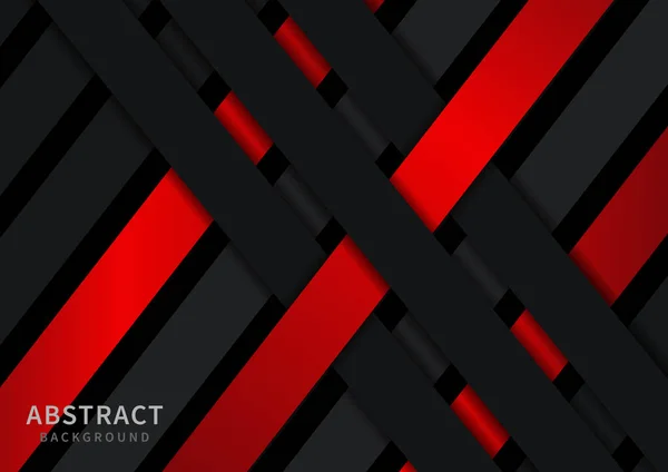 要旨黒と赤の縦線黒の背景に格子模様が描かれている ベクターイラスト — ストックベクタ