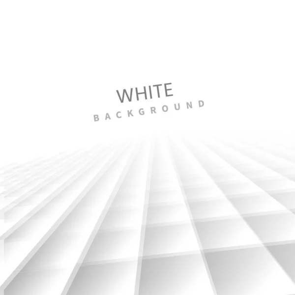 흰색도 관점의 추상적 기하학적 사각형 배경은 디자인 포스터 사이트 Flyer — 스톡 벡터