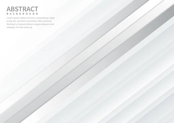 Abstracte Diagonale Witte Achtergrond Kunt Gebruiken Voor Template Brochure Ontwerp — Stockvector