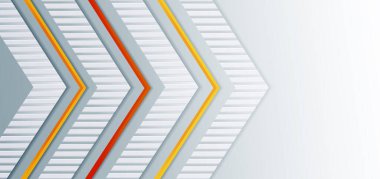 Soyut şablon gri ve beyaz oklar arka plan. Reklam, poster, şablon, iş sunumu için kullanabilirsiniz. Vektör illüstrasyonu