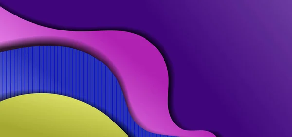 Абстрактний Барвистий Хвильовий Фон Можете Використовувати Рекламу Плакат Шаблон Бізнес — стоковий вектор