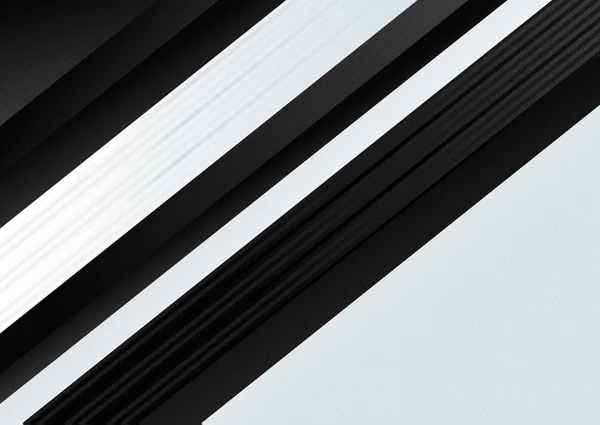 Abstrakte Moderne Schwarz Weiße Textur Farbverlauf Streifen Diagonalen Hintergrund Vektorillustration — Stockvektor