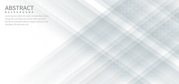 Fond Gris Blanc Abstrait Diagonale Avec Décoration Points Vous Pouvez — Image vectorielle