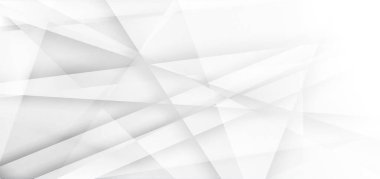 Soyut modern tasarım beyaz ve gri çokgen arka plan. Reklam, poster, şablon, iş sunumu için kullanabilirsiniz. Vektör illüstrasyonu 
