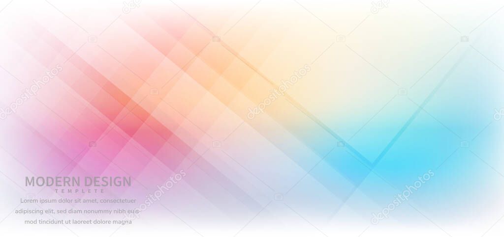 Banner design geometric colorful overlapping with background. You can use for ad, poster, template, business presentation. Vector illustration