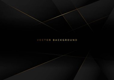 Soyut siyah lüks arka plan ve köşegen çizgisi. Vektör illüstrasyonu