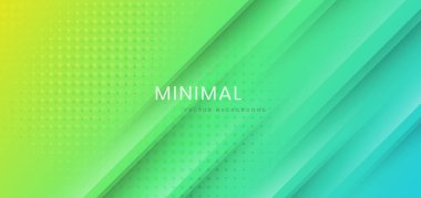 Soyut sarı yeşil eğimli arkaplan dokusu ve gölge köşegenleri süslemesi. Reklam, poster, şablon, iş sunumu için kullanabilirsiniz. Vektör illüstrasyonu