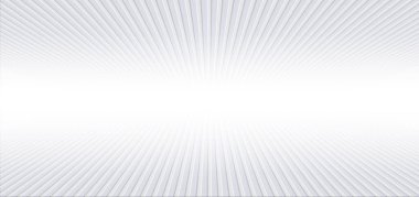 Soyut afiş web geometrik perspektif çizgileri köşegen beyaz ve gri renk arkaplanı. Teknoloji konsepti. Vektör illüstrasyonu 