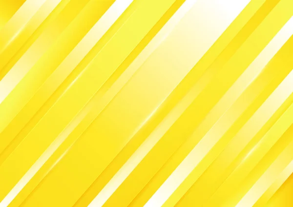 Abstrato Diagonal Vibrante Amarelo Fundo Branco Conceito Tecnologia Você Pode — Vetor de Stock