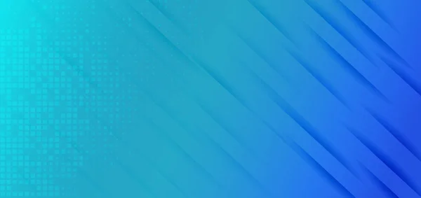 Абстрактный Баннер Ярко Синие Диагональные Полосы Рисунок Фон Квадратным Рисунком — стоковый вектор