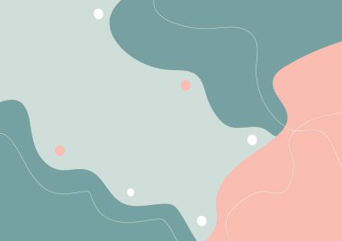 Soyut pastel arkaplan. El çizimi çok az moda. Reklam, poster, şablon, iş sunumu için kullanabilirsiniz. Vektör illüstrasyonu 