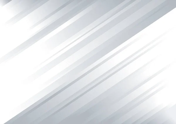 Abstract White Grey Stripe Diagonal Lines Background Vector Illustratio — Stockvector