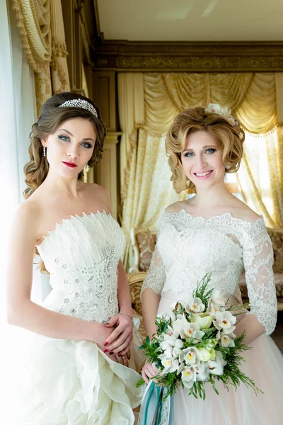 Portrét krásné nevěsty — Stock fotografie
