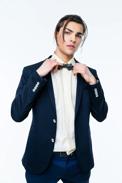 Man wearing elegant suit — Stock Photo, Image