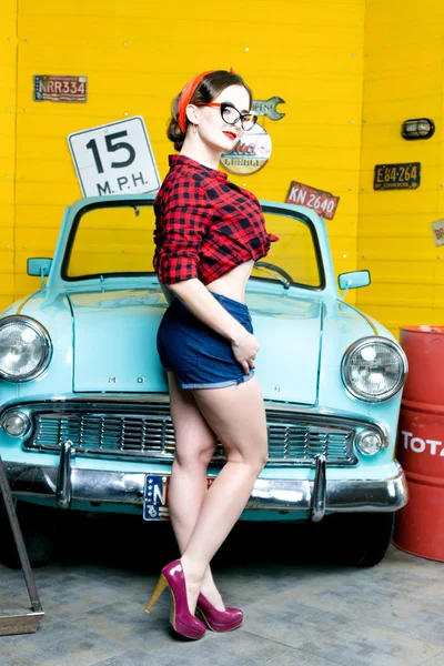 Femme avec style Pinup — Photo