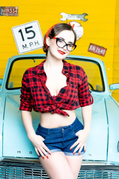 Femme avec style Pinup — Photo