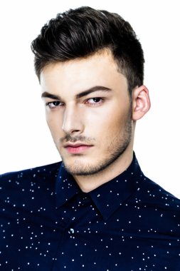 portre çekici hipster adam