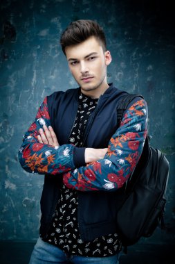 çekici hipster adam