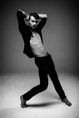 seksi genç moda adam